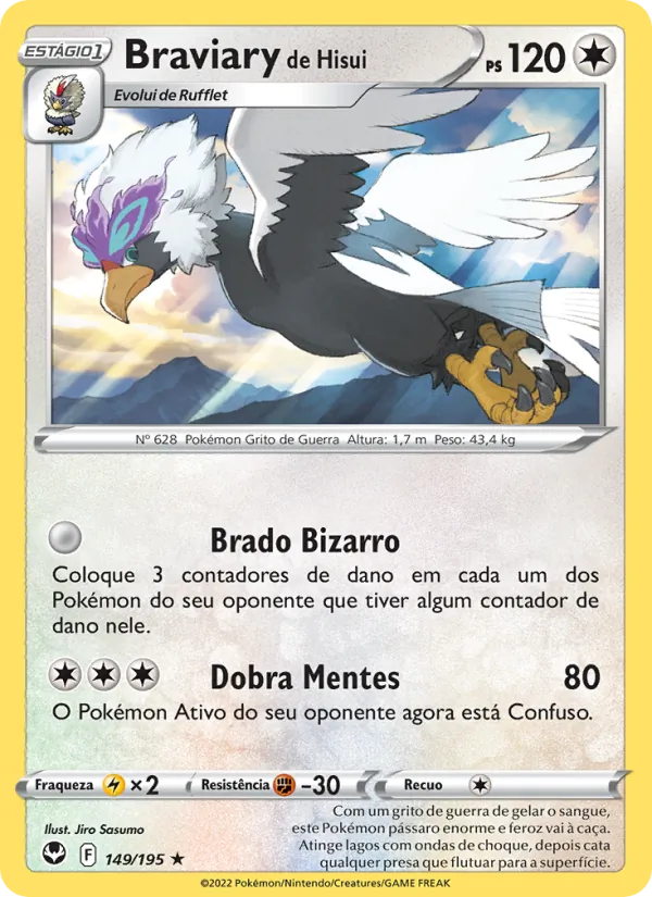 Braviary de Hisui (Silver Tempest #149/195)