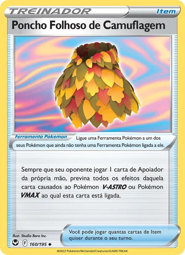 Poncho Folhoso de Camuflagem (Silver Tempest #160/195)