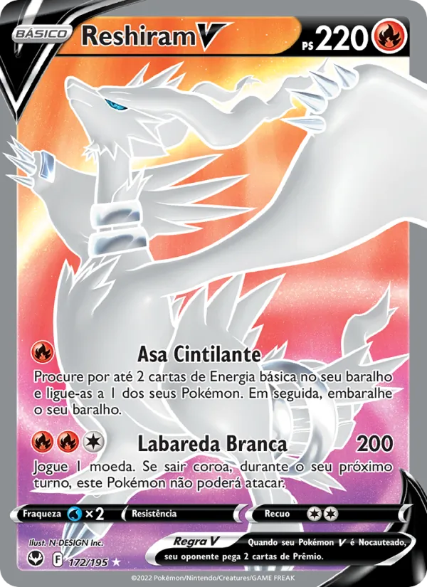 Reshiram V (Silver Tempest #172/195)