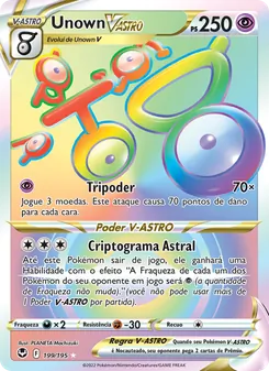 Unown V-ASTRO (Silver Tempest #199/195)