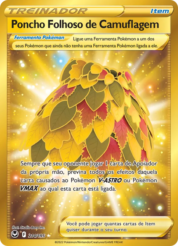 Poncho Folhoso de Camuflagem (Silver Tempest #214/195)