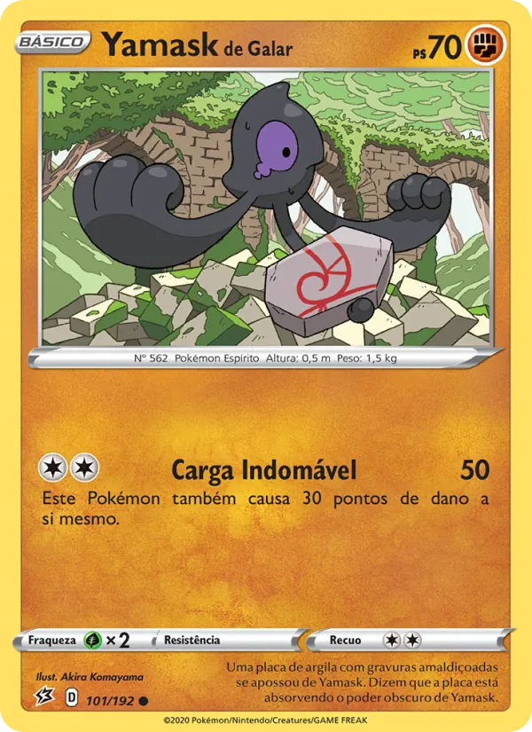 Yamask de Galar (Rebel Clash #101/192)