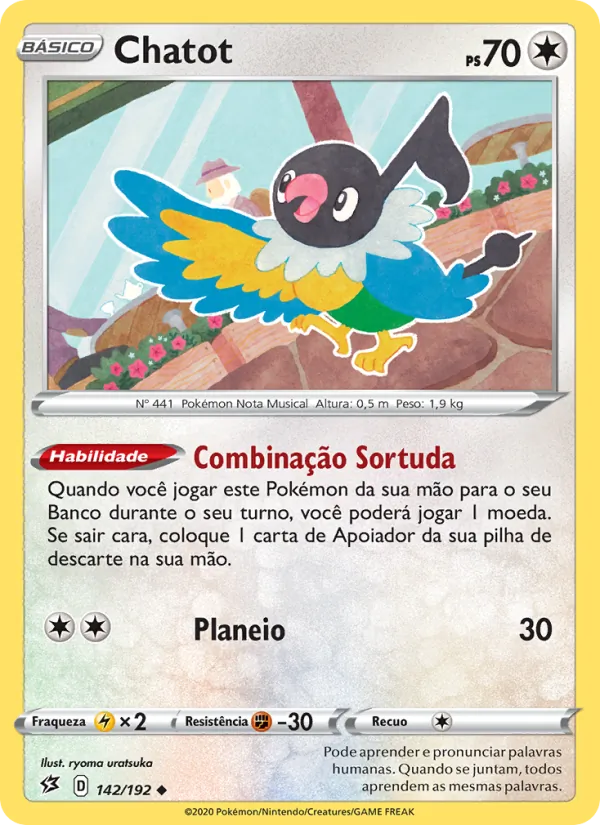 Chatot (Rebel Clash #142/192)