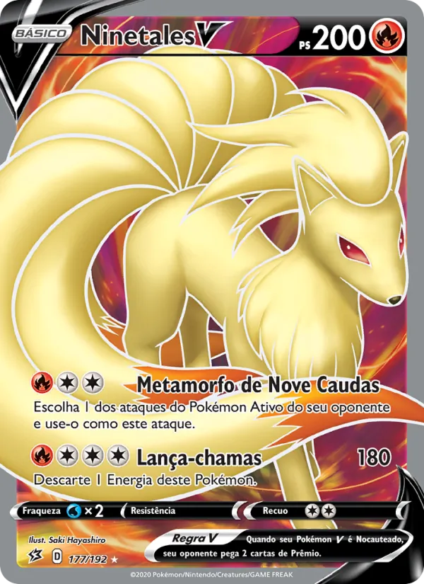 Ninetales V (Rebel Clash #177/192)
