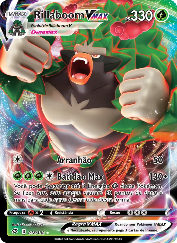 Rillaboom VMAX (Rebel Clash #18/192)