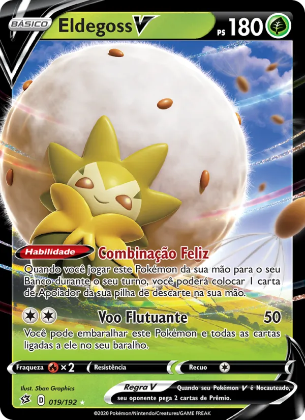 Eldegoss V (Rebel Clash #19/192)