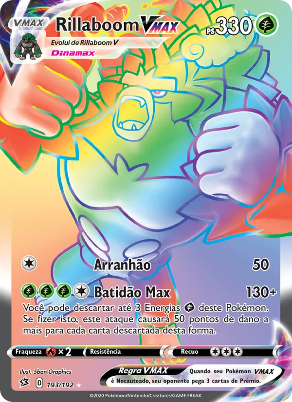 Rillaboom VMAX (Rebel Clash #193/192)