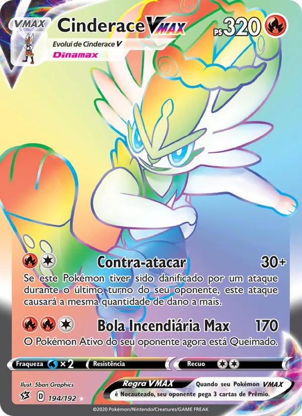 Cinderace VMAX (Rebel Clash #194/192)