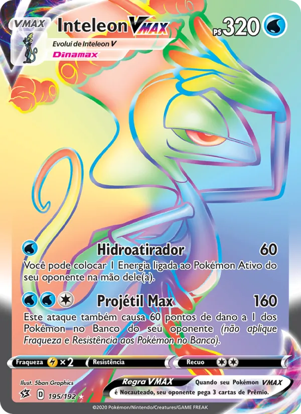 Inteleon VMAX (Rebel Clash #195/192)