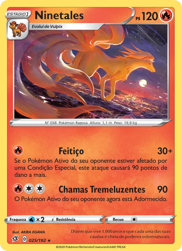 Ninetales (Rebel Clash #25/192)