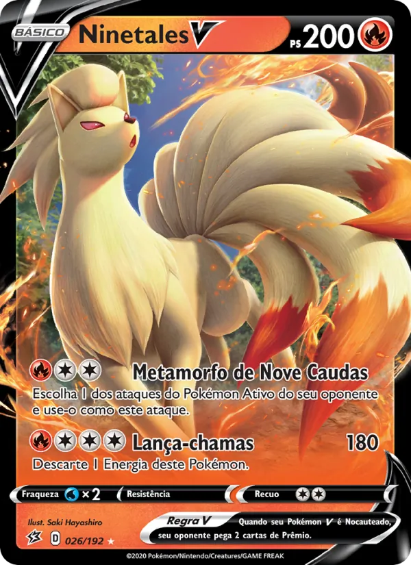 Ninetales V (Rebel Clash #26/192)