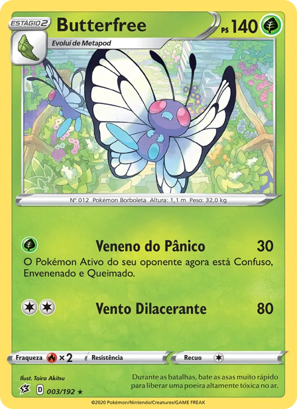 Butterfree (Rebel Clash #3/192)