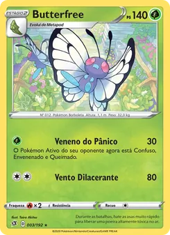 Butterfree (Rebel Clash #3/192)