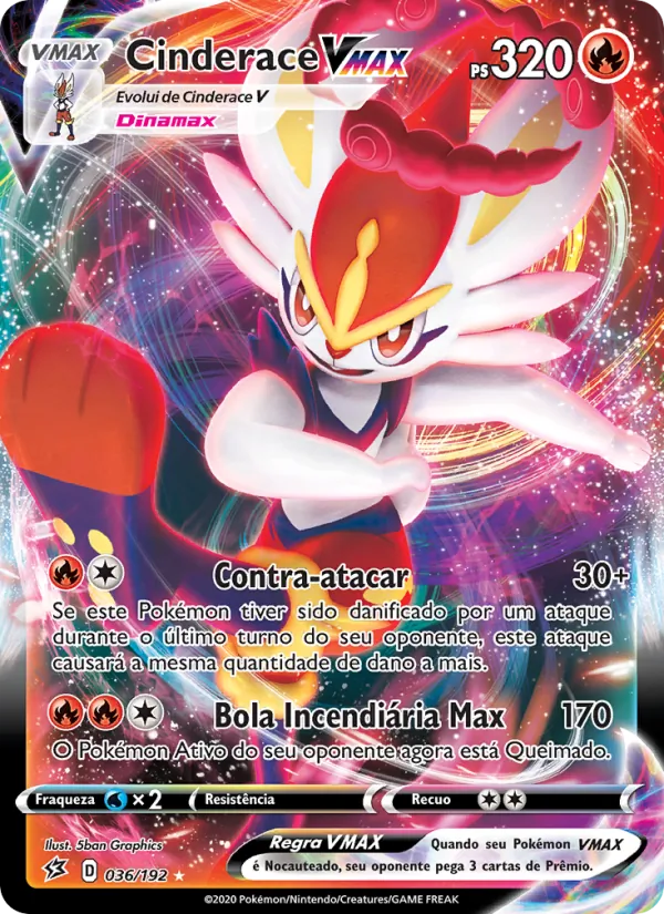Cinderace VMAX (Rebel Clash #36/192)