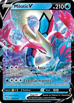Milotic V (Rebel Clash #43/192)