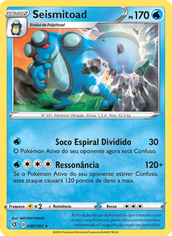 Seismitoad (Rebel Clash #46/192)