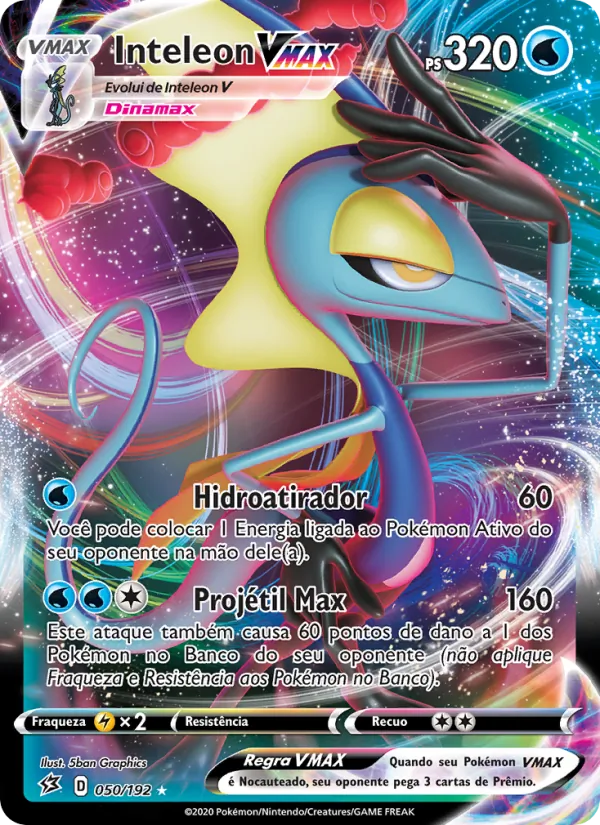 Inteleon VMAX (Rebel Clash #50/192)