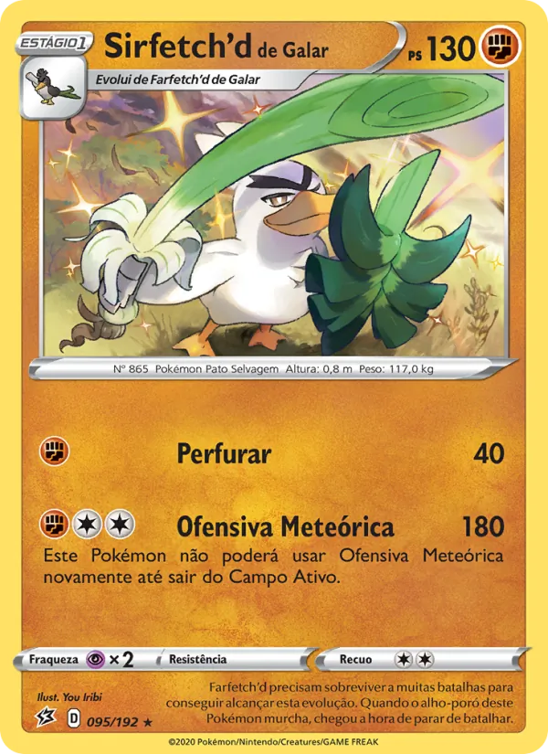 Sirfetch'd de Galar (Rebel Clash #95/192)
