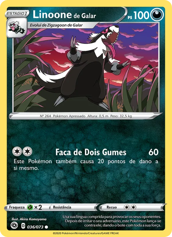 Linoone de Galar (Champion's Path #36/73)