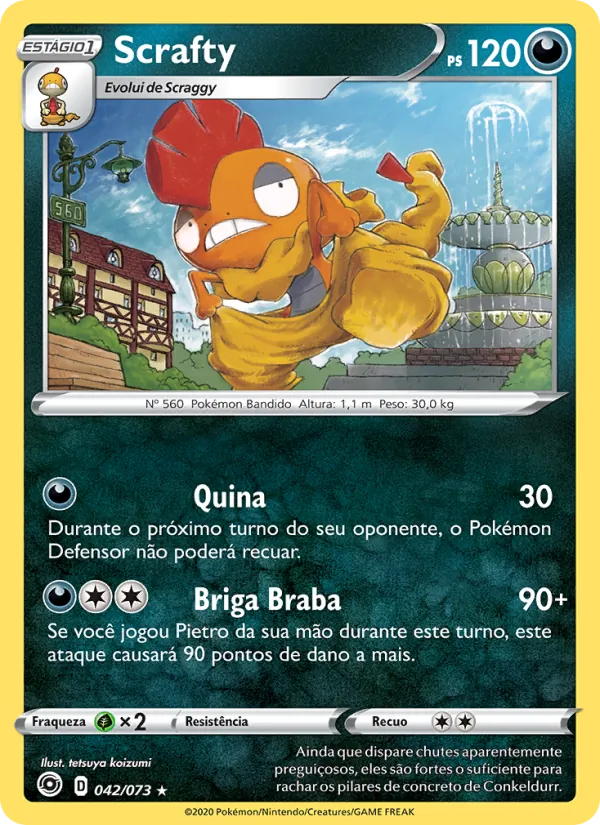 Scrafty (Champion's Path #42/73)