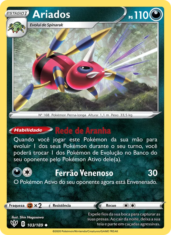 Ariados (Darkness Ablaze #103/189)