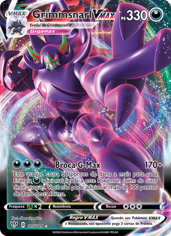 Grimmsnarl VMAX (Darkness Ablaze #115/189)
