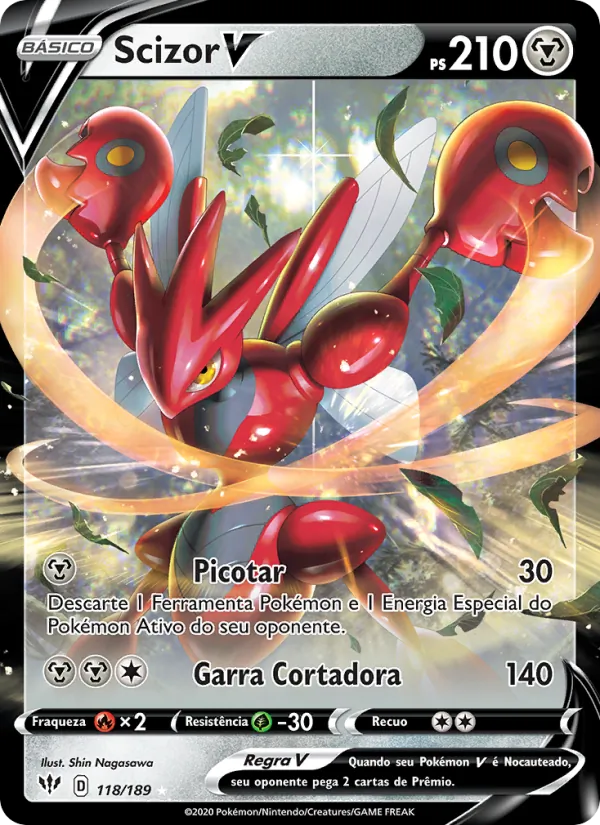 Scizor V (Darkness Ablaze #118/189)