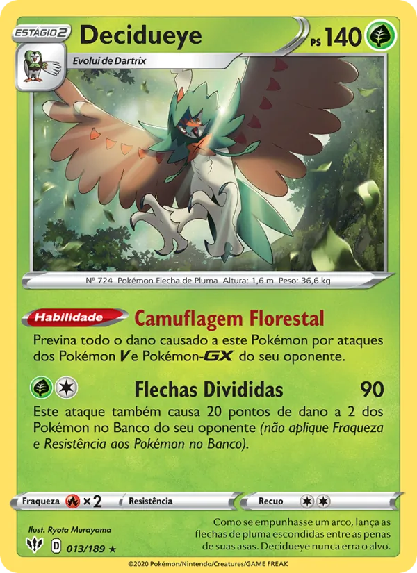 Decidueye (Darkness Ablaze #13/189)