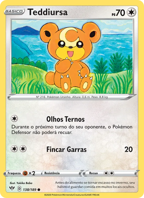 Teddiursa (Darkness Ablaze #138/189)