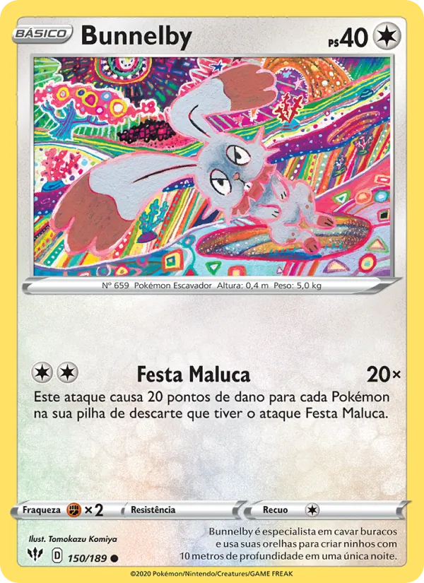 Bunnelby (Darkness Ablaze #150/189)