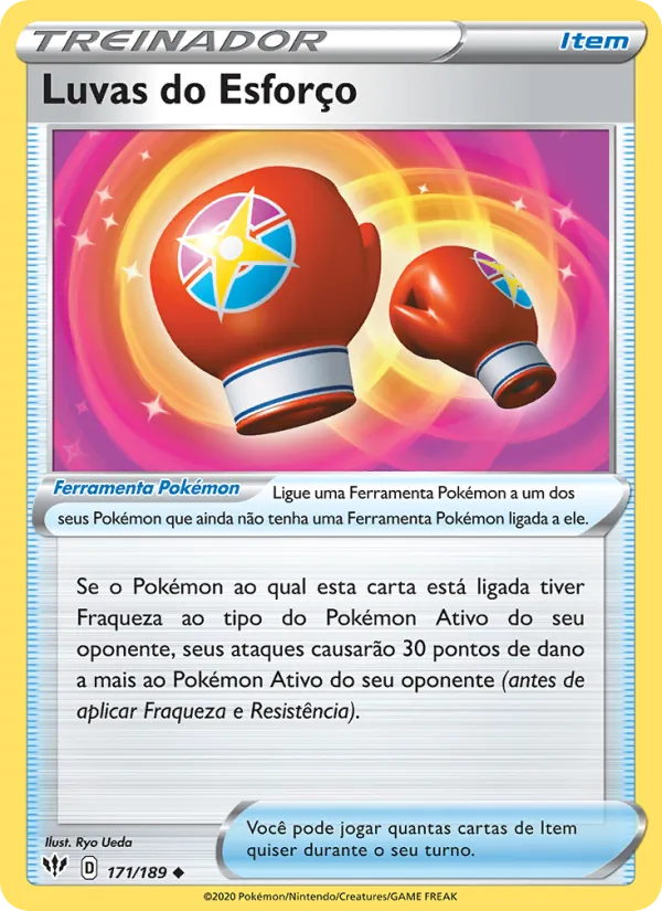 Luvas do Esforço (Darkness Ablaze #171/189)
