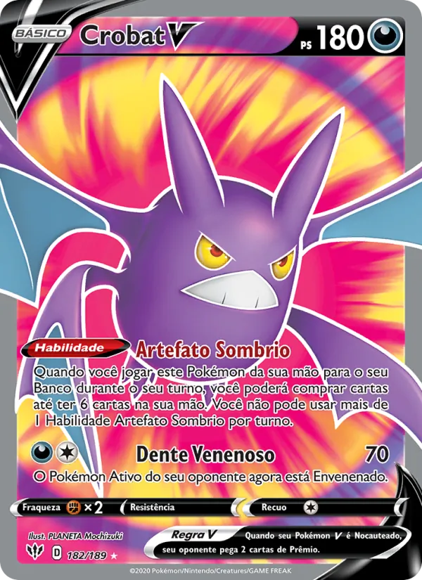 Crobat V (Darkness Ablaze #182/189)