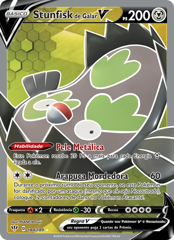 Stunfisk de Galar V (Darkness Ablaze #184/189)