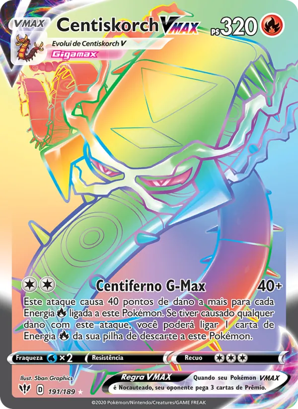 Centiskorch VMAX (Darkness Ablaze #191/189)