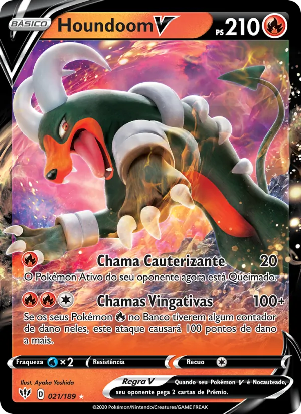 Houndoom V (Darkness Ablaze #21/189)