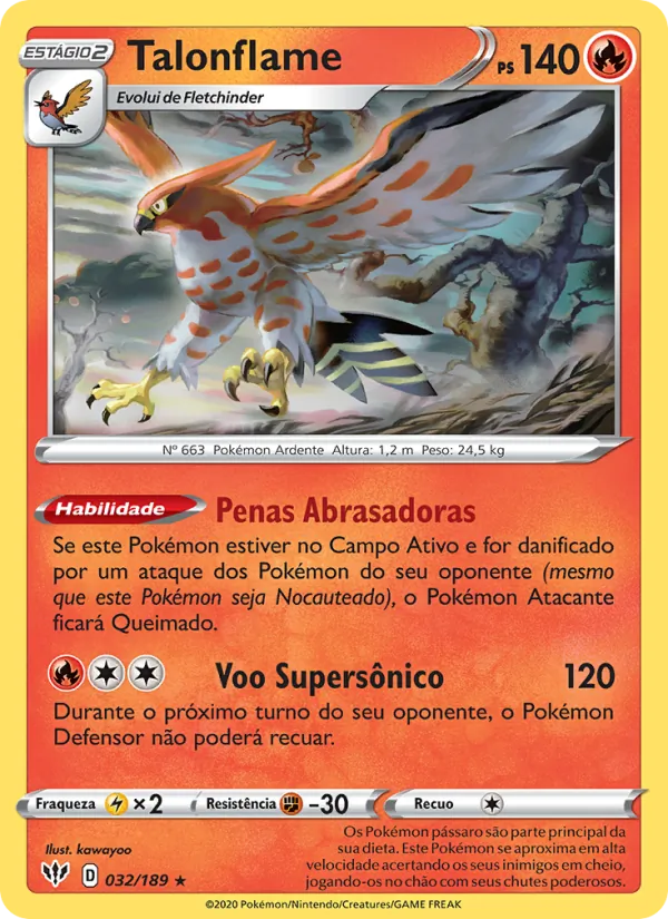 Talonflame (Darkness Ablaze #32/189)