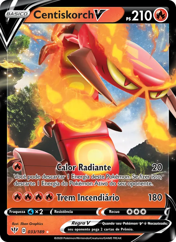 Centiskorch V (Darkness Ablaze #33/189)