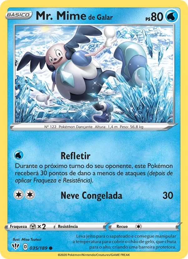 Mr. Mime de Galar (Darkness Ablaze #35/189)