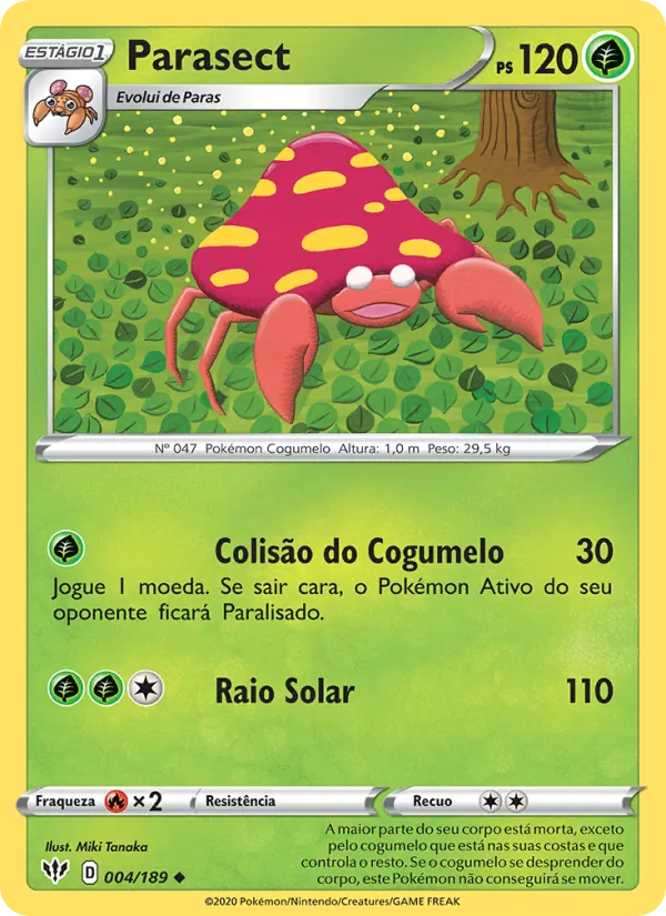Parasect (Darkness Ablaze #4/189)