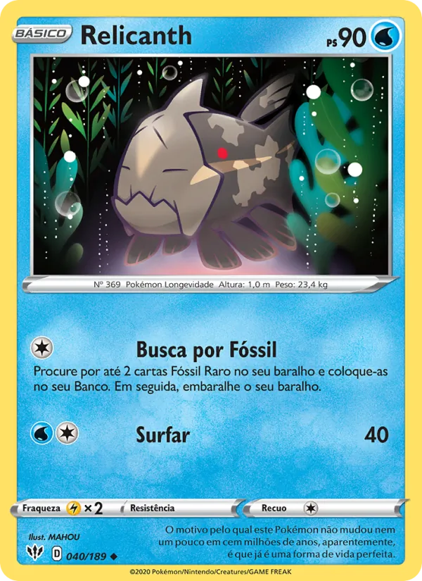 Relicanth (Darkness Ablaze #40/189)