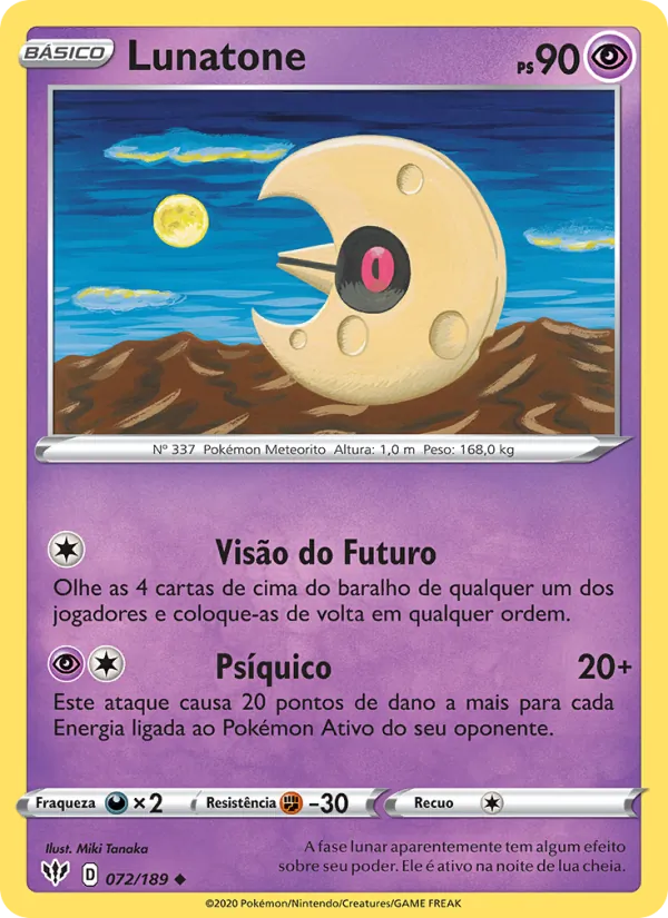 Lunatone (Darkness Ablaze #72/189)