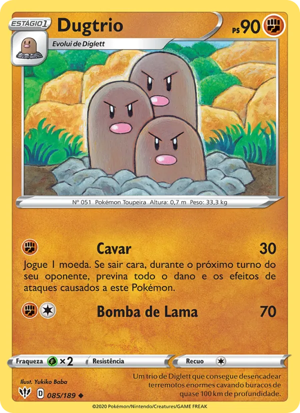 Dugtrio (Darkness Ablaze #85/189)