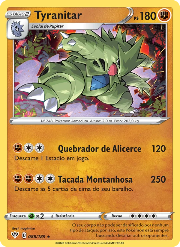 Tyranitar (Darkness Ablaze #88/189)