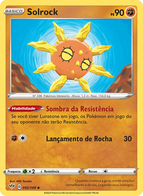 Solrock (Darkness Ablaze #92/189)