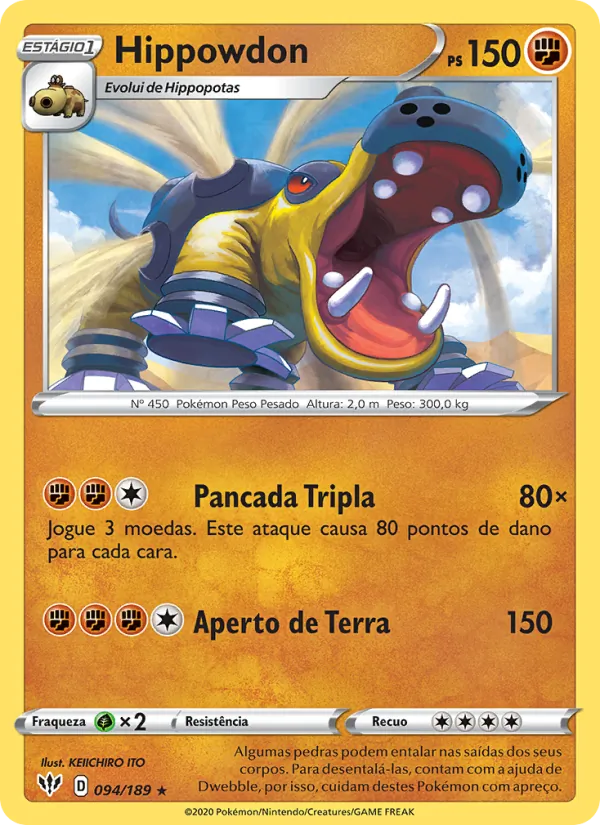 Hippowdon (Darkness Ablaze #94/189)