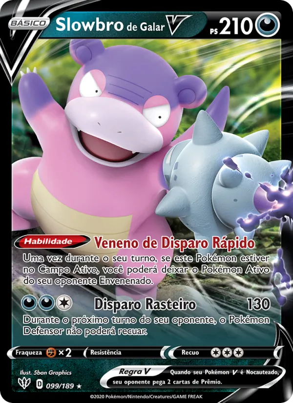 Slowbro de Galar V (Darkness Ablaze #99/189)