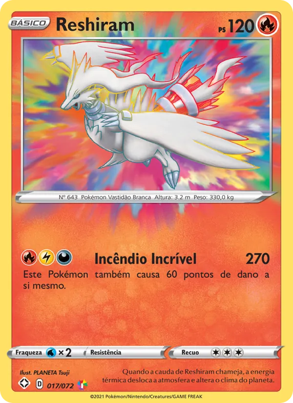 Reshiram (Shining Fates #17/72)