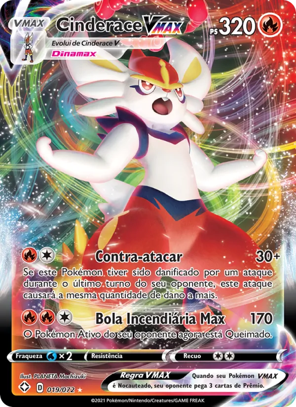 Cinderace VMAX (Shining Fates #19/72)