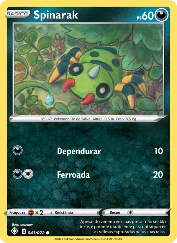 Spinarak (Shining Fates #43/72)