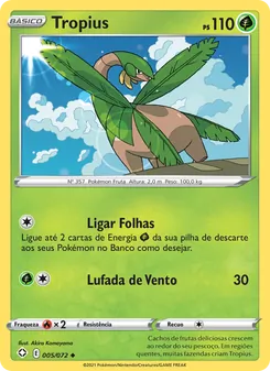 Tropius (Shining Fates #5/72)